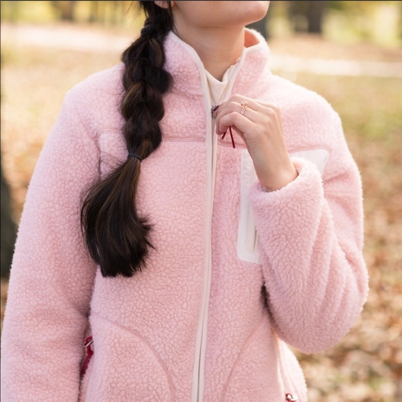 Madewell Jackets & Blazers - Madewell Penfield Lucan Pink Fleece Jacket